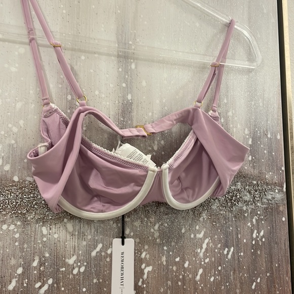 🌸 💜 We Wore What vintage lilac bra top or swim top💜🌸 - Picture 6 of 8